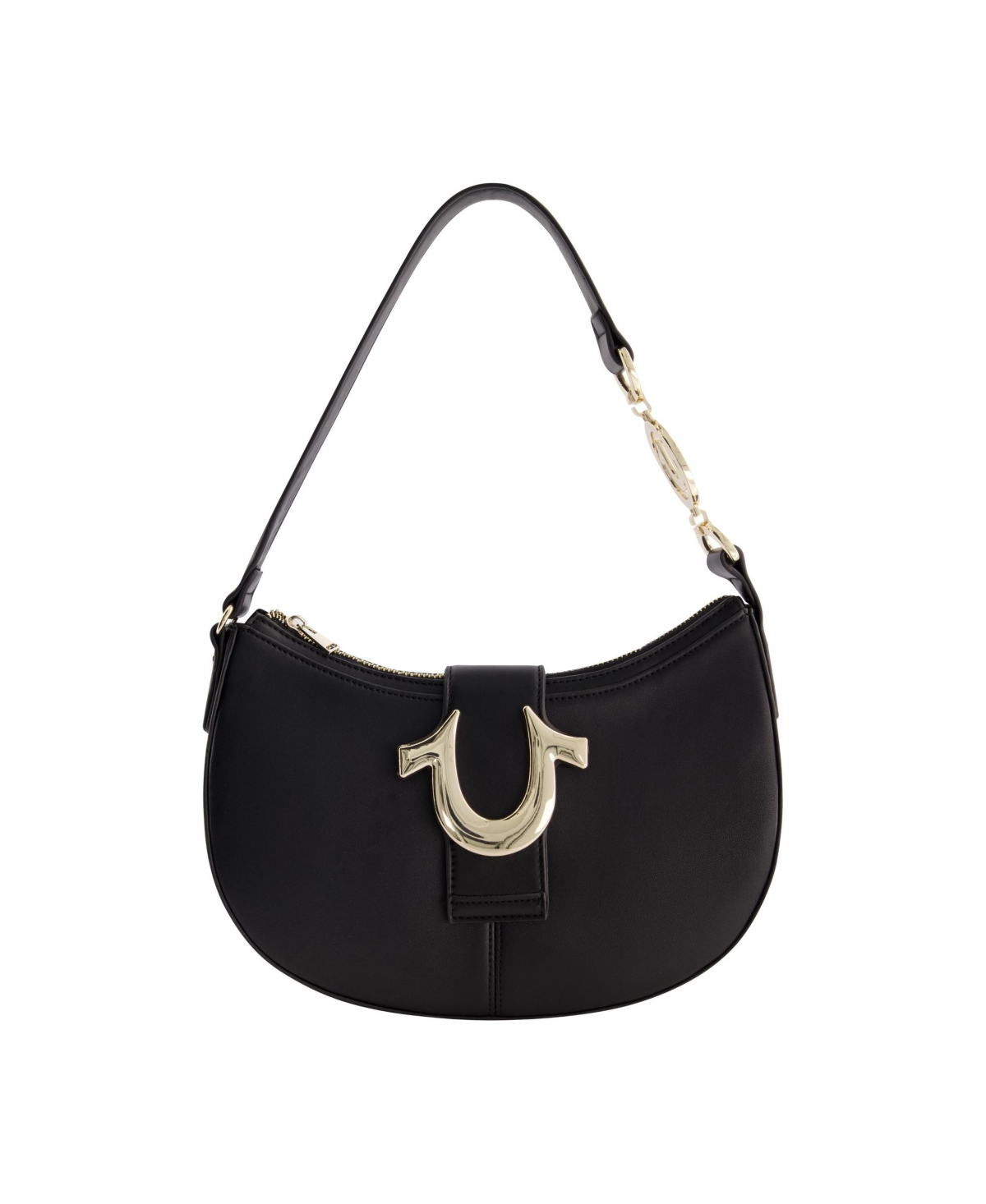 Horseshoe Strap Crescent Hobo - Brown