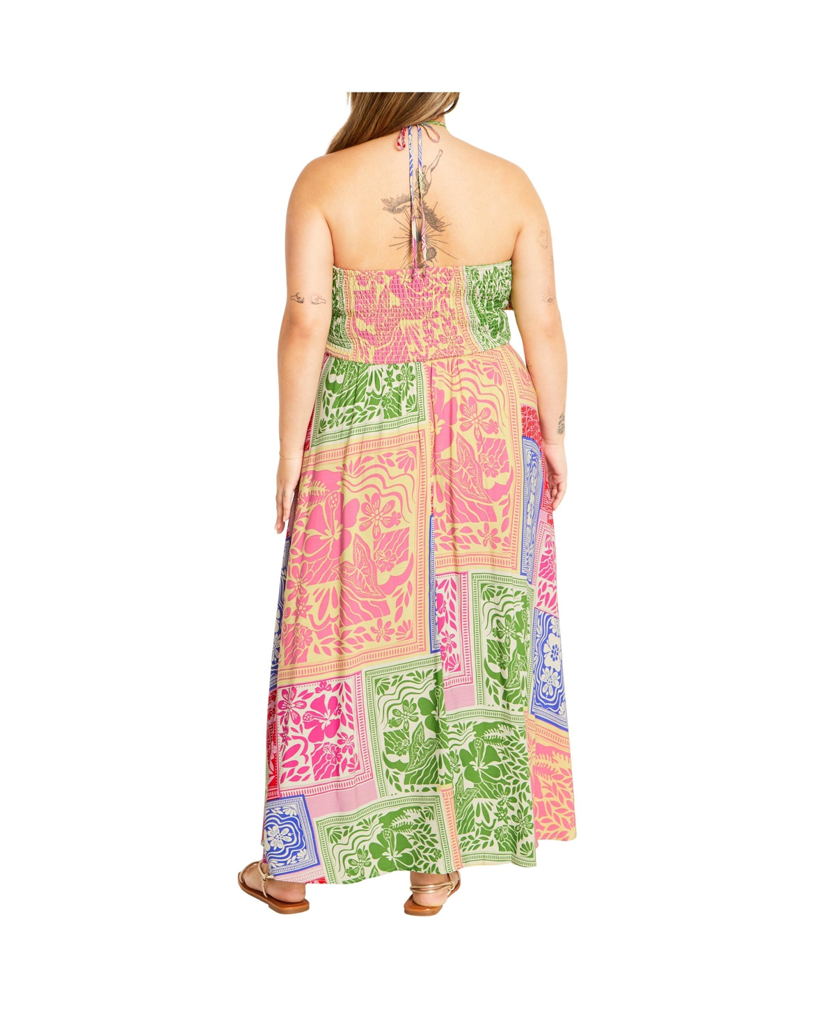 City Chic Women'sMaxi Dress - Love anthem