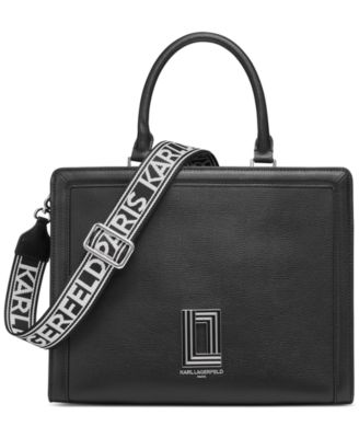 KARL LAGERFELD PARIS - Simone Logo Strap Tote Bag