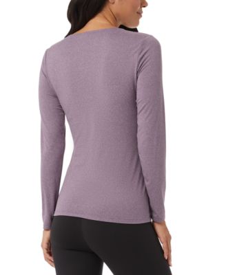 Women's Long-Sleeve Scoop-Neck Top 