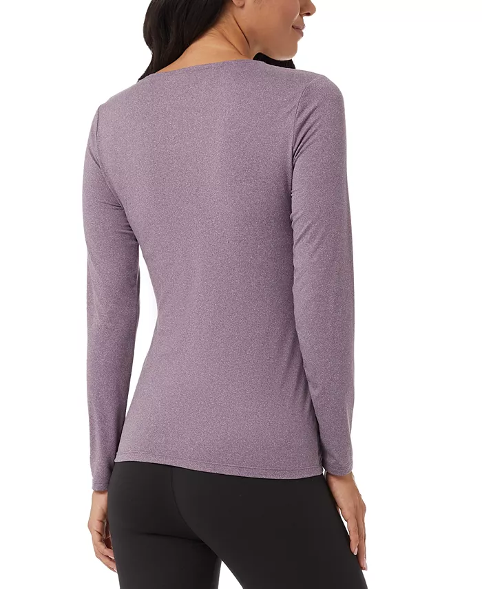 Women's Long-Sleeve Scoop-Neck Top - thumbnail 8