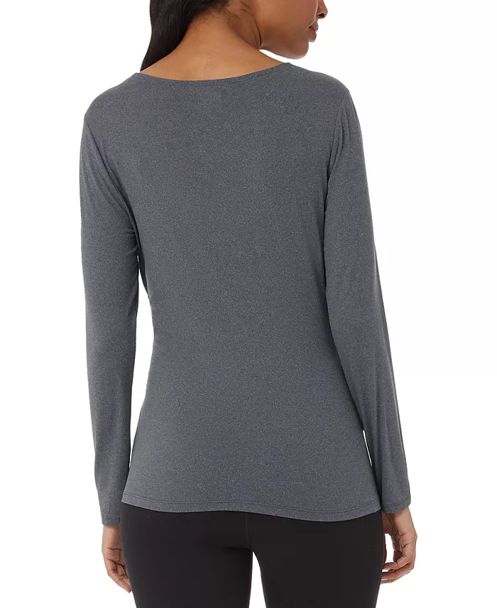 Women's Long-Sleeve Scoop-Neck Top - thumbnail 6