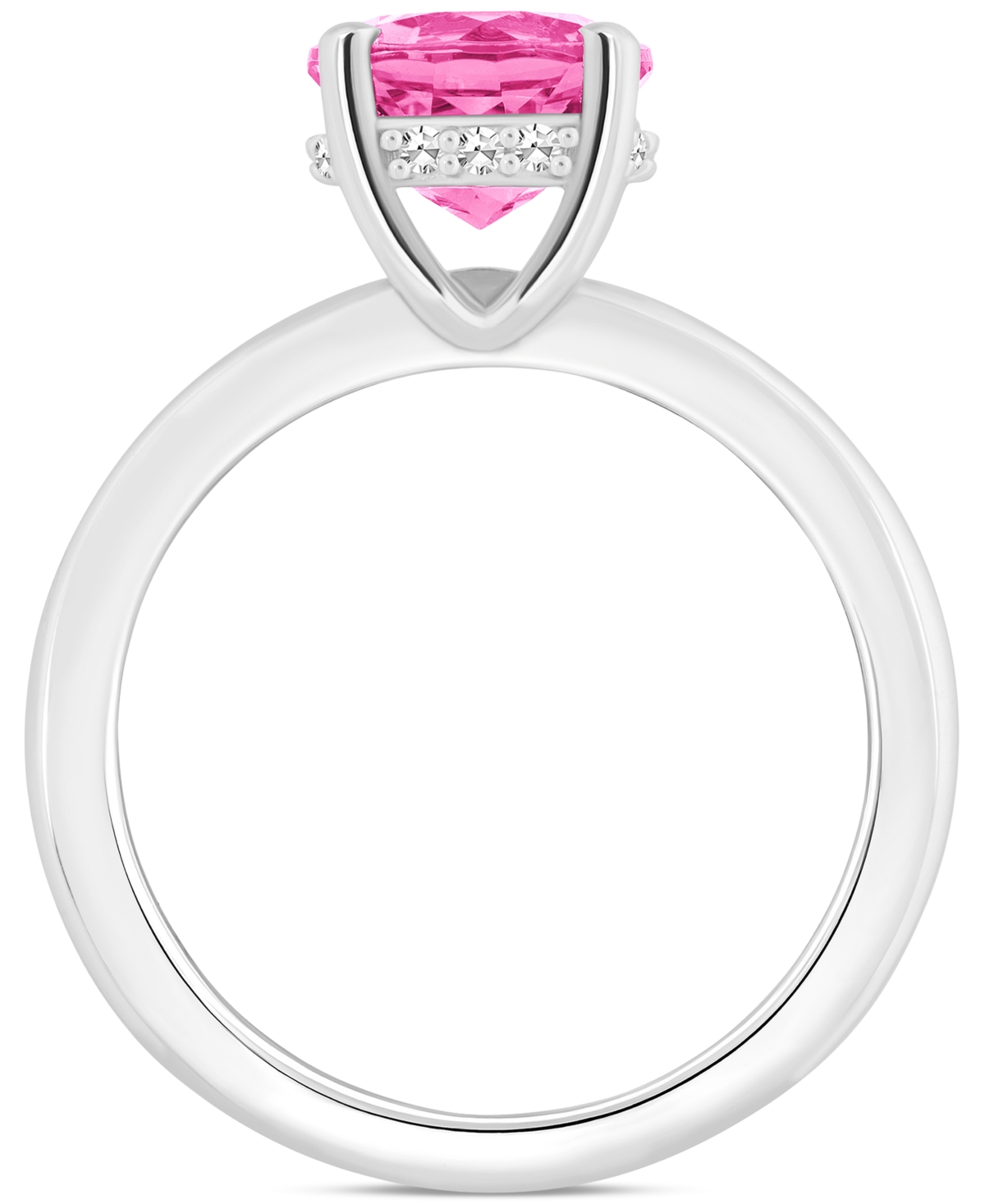 Mystic Topaz Solitaire Ring (2-3/8 ct. t.w.) in Sterling Silver (Also  - Pink Topaz