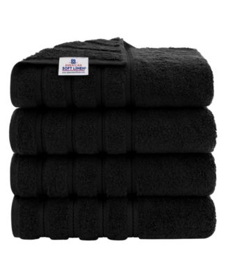 Edison Luxury 100% Turkish Cotton 4-Piece Bath Towel Set