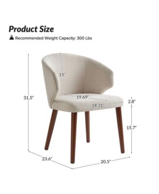 Mid-century Modern Upholstered Dining Chair