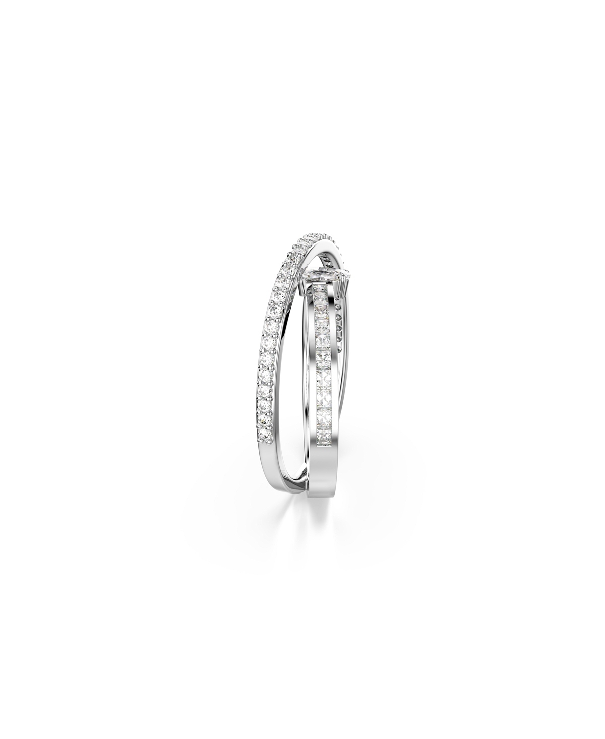 Swarovski Hyperbola Ring In Silver