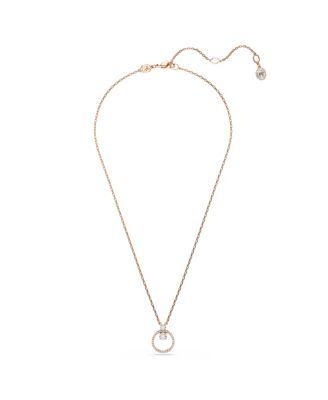 Constella Pendant, Round Cut, White Necklace