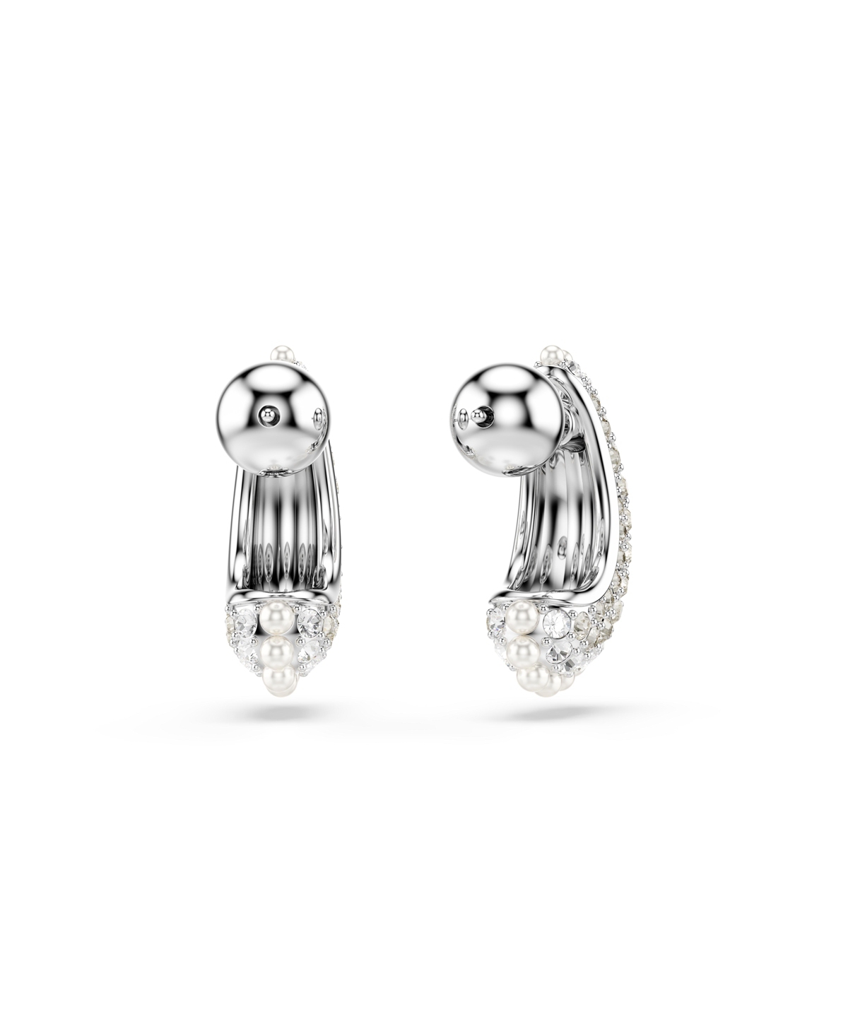 Swarovski Sublima Drop Earrings In Silver