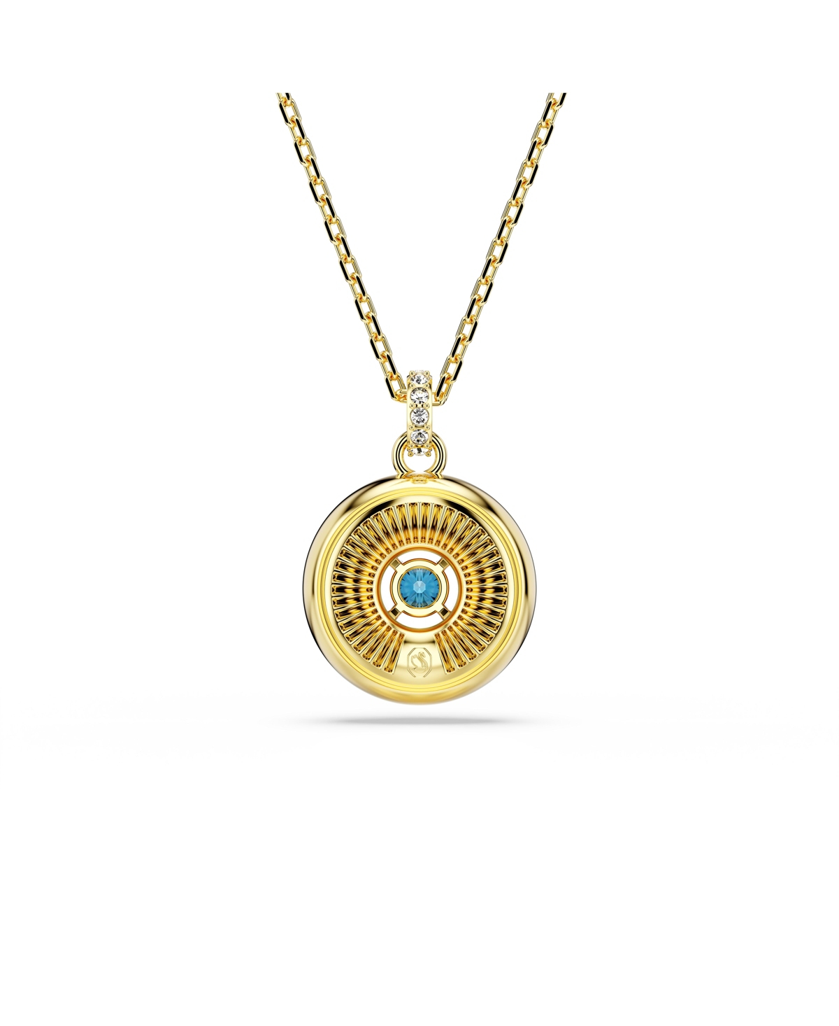 Swarovski Symbolica Pendant, Evil Eye, Small, Gold-Tone Plated Necklace - Multicolored