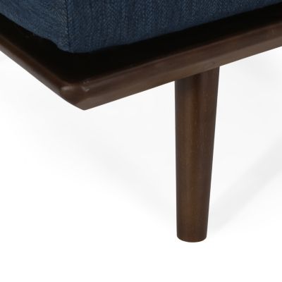 Mid-Century Chaise with Tufted Upholstery