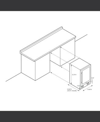 15" Built-in 29 Bottle Dual Zone Compressor Wine Fridge, Quiet Operation with Beech Wood Shelves and Recessed Kickplate