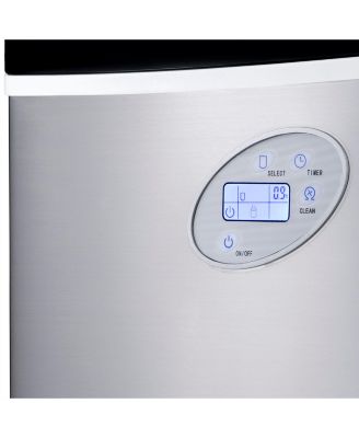 Countertop 50 lbs. of Ice a Day Bullet Ice Maker in Stainless Steel