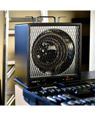 Portable 240v Electric Garage Heater, 600 sq. ft. with 6-Foot Cord Wrap and Carrying Handle, Perfect for Garages, Workshops and More