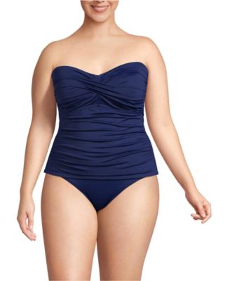 Women's Bandeau Tankini Swimsuit Top