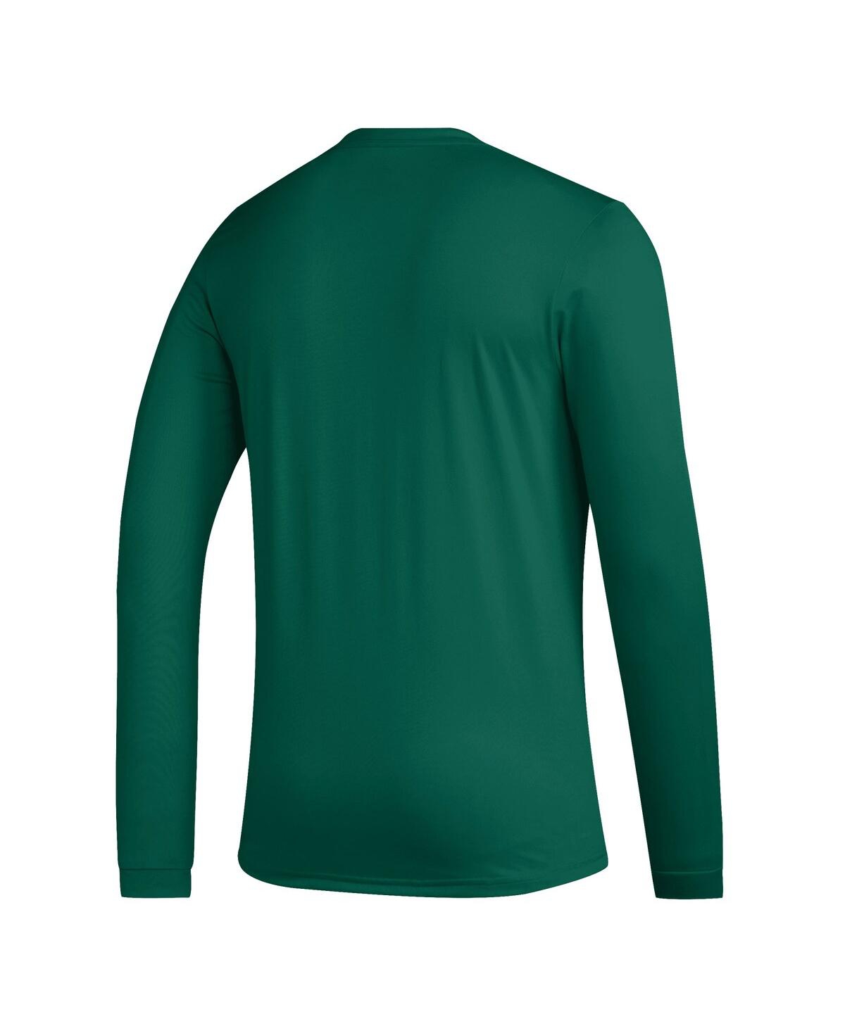 Adidas Men'sPortland Timbers Club Dna Long Sleeve Aeroready T-Shirt - Green