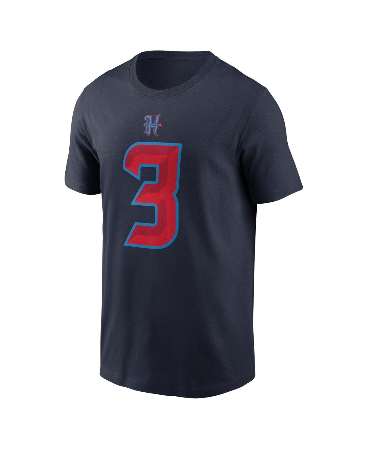 Nike Men's Tank Dell Navy Houston Texans Name Number T-shirt In Navy