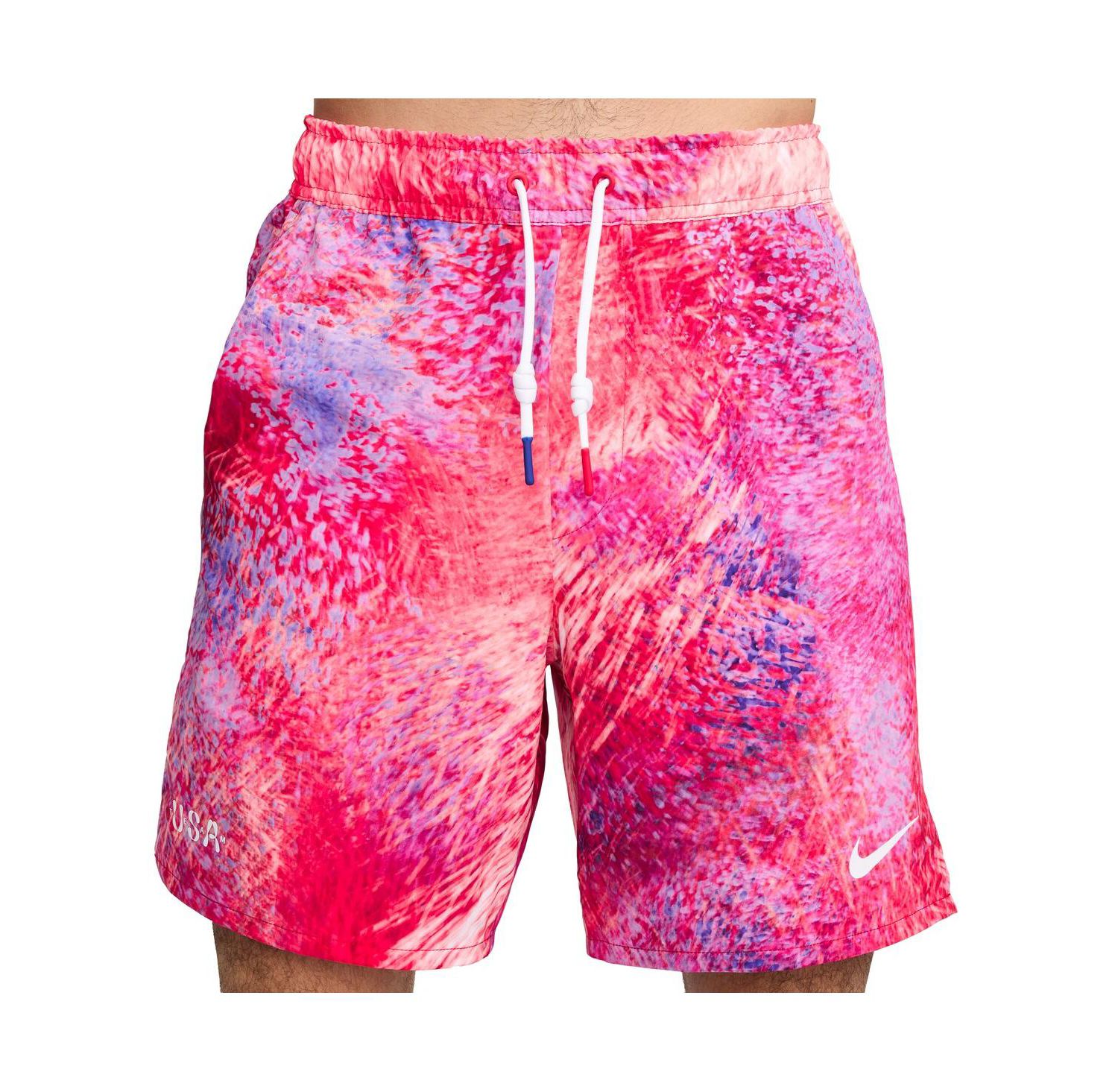 Men's Red Team USA Allover Print Shorts