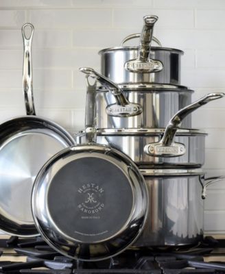 Hestan Nanobond Titanium Cookware Collection In Stainless Steel