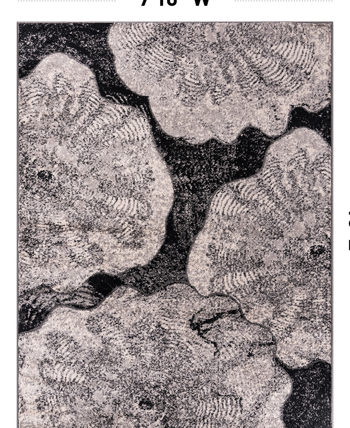 Main Street Rugs County 400 7'10"x10' Area Rug In Black