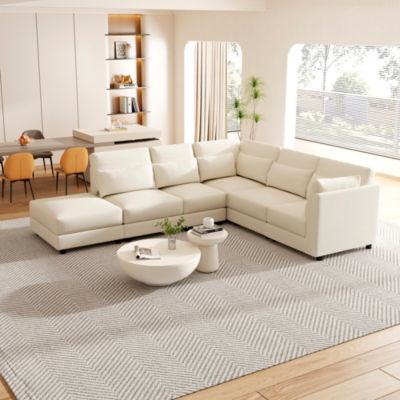5 - Piece Upholstered Sectional, Sofa Set