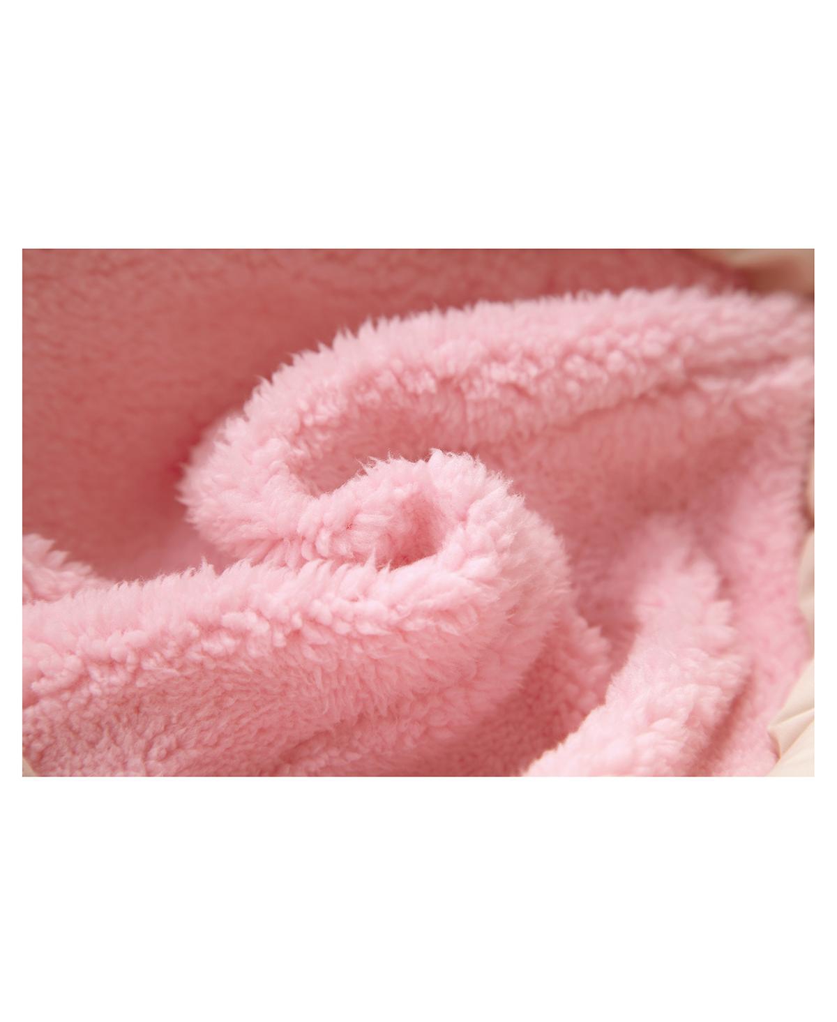 Rokka&Rolla Baby Girls Baby Fleece Lined Heart Puffer Jacket 6-24M