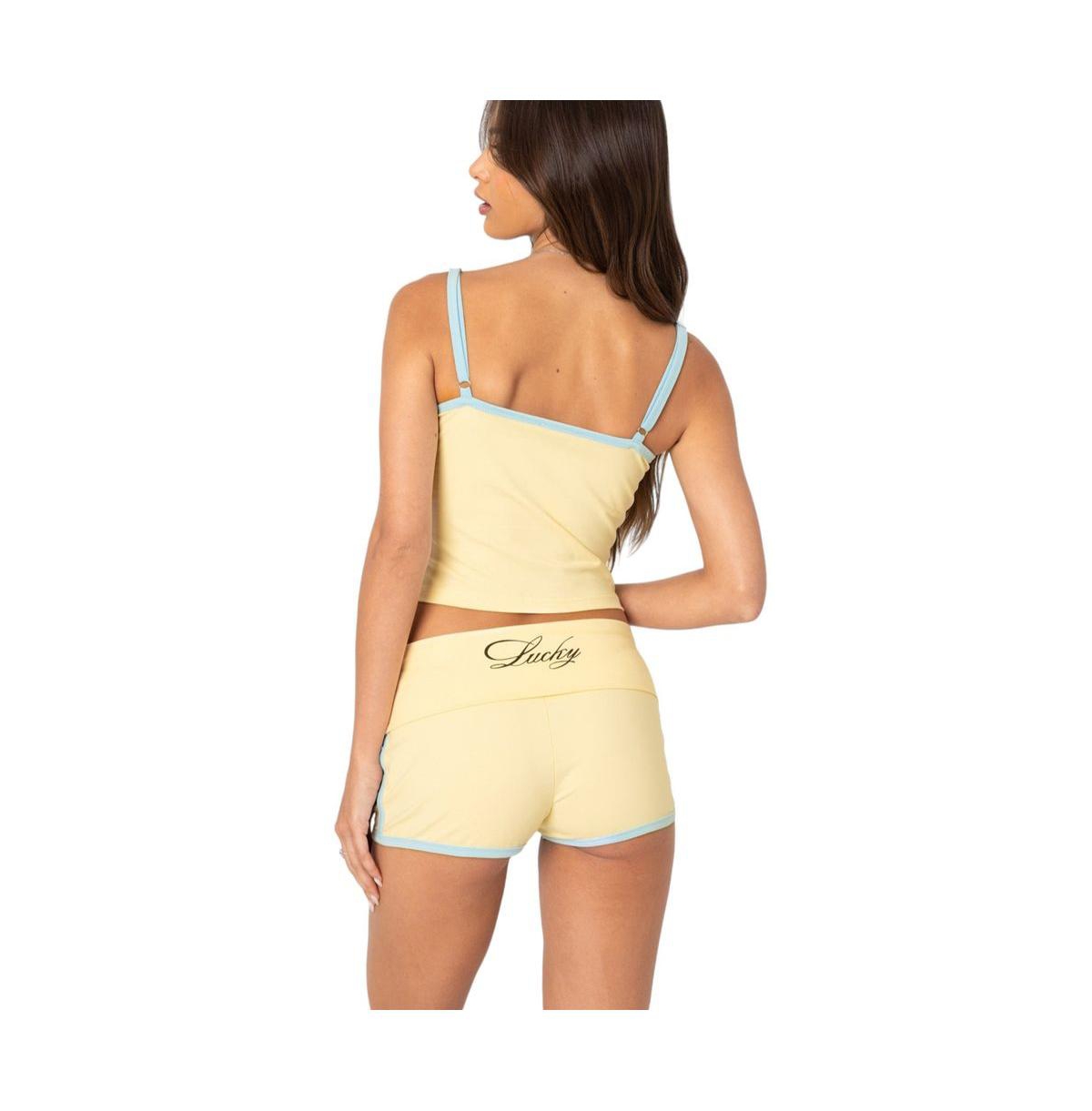 Edikted Women's Lucky contrast tank top