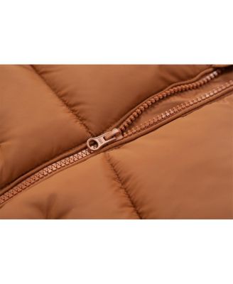 Baby Boys Sherpa Fleece Lined Puffer Jacket 6-24M