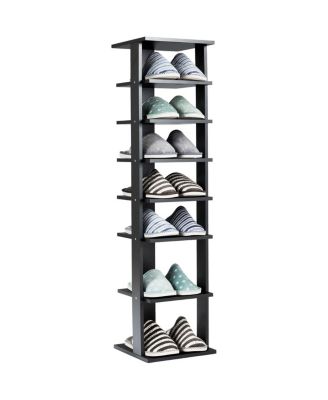 Wooden Shoes Storage Stand 7 Tiers Shoe Rack Organizer Multi-shoe Rack Shoebox
