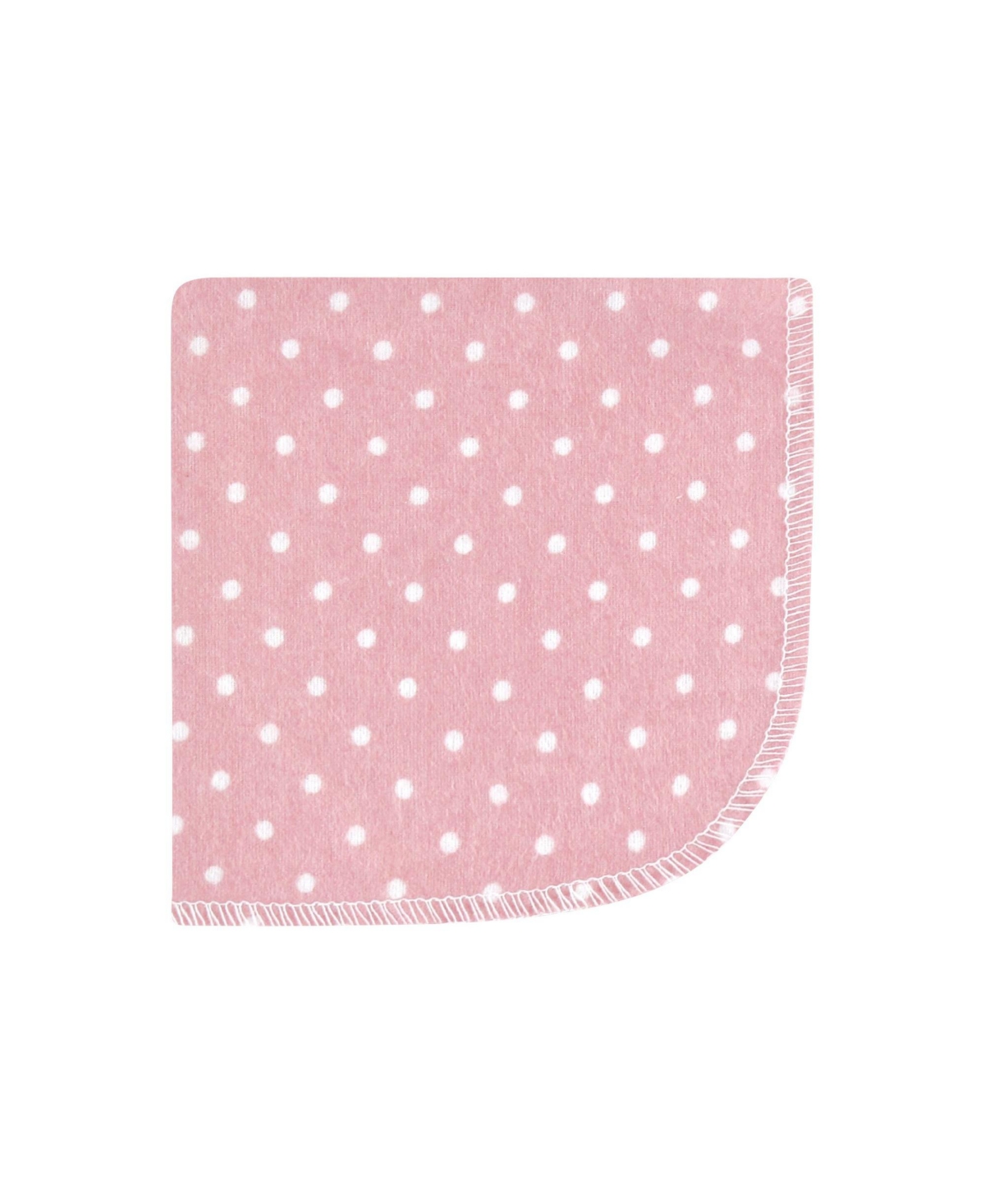Hudson Baby Infant Girl Flannel Washcloths, Blush Navy Floral 12Pk, One Size - Blush navy floral 12pk