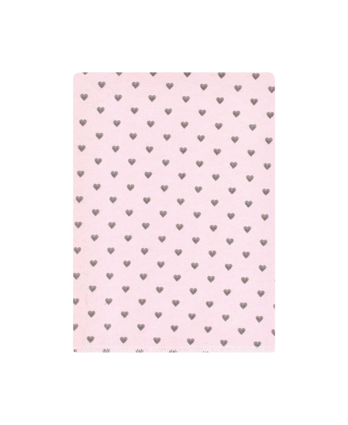 Hudson Baby Infant Girl Cotton Flannel Burp Cloths Bundle, One Size - Farm friends pink