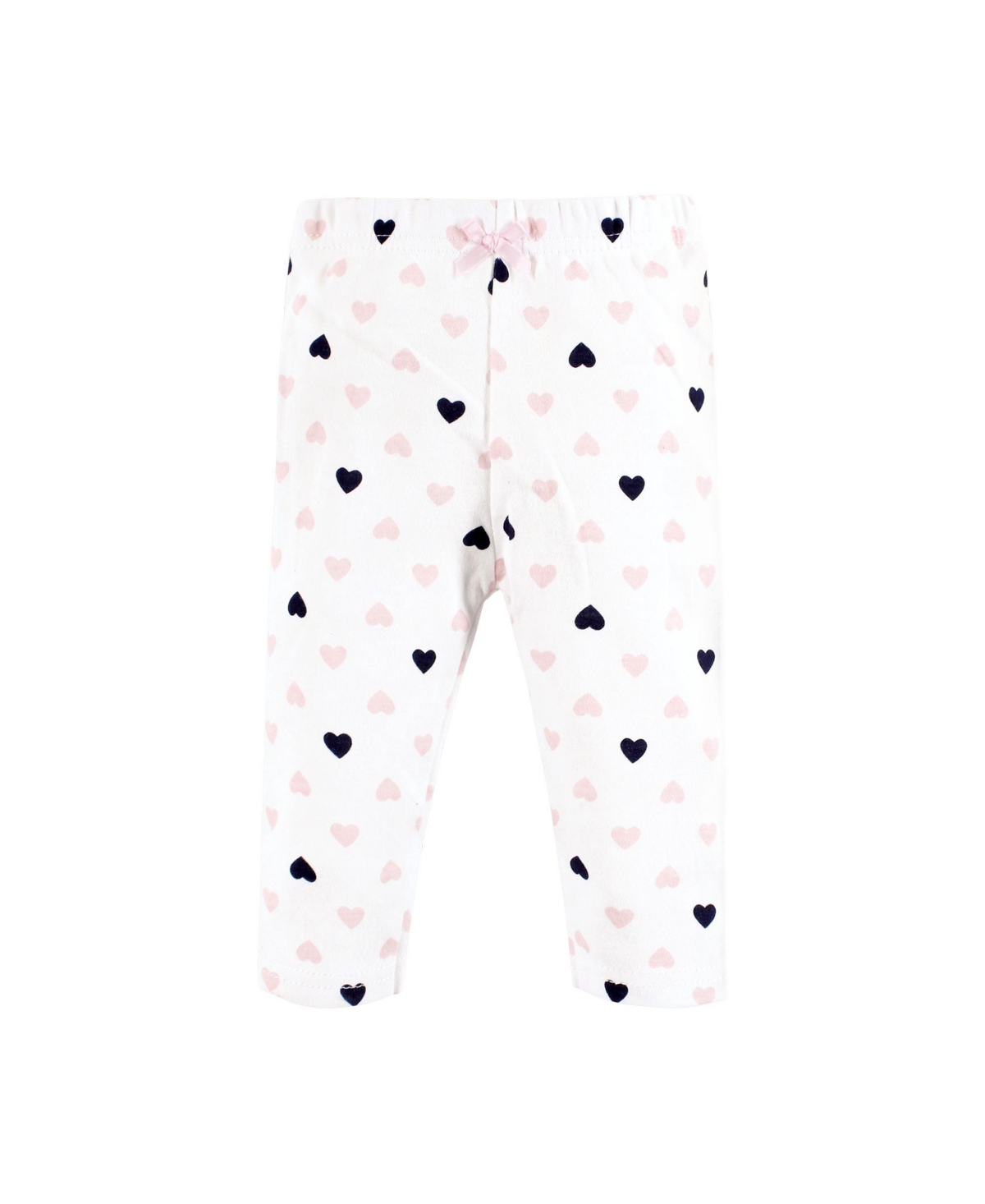 Hudson Baby Baby Girls Cotton Bodysuit and Pant Set Mommy Pink Navy