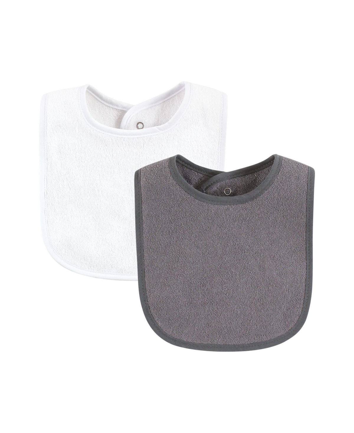 Hudson Baby Drooler Bib with Waterproof Lining, One Size 10-Pack