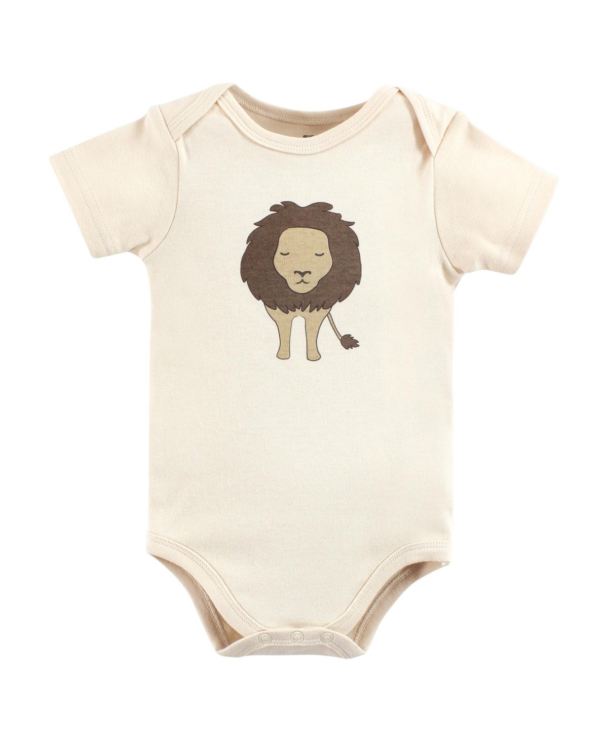 Hudson Baby Baby Boys Cotton Bodysuits,- Safari lion
