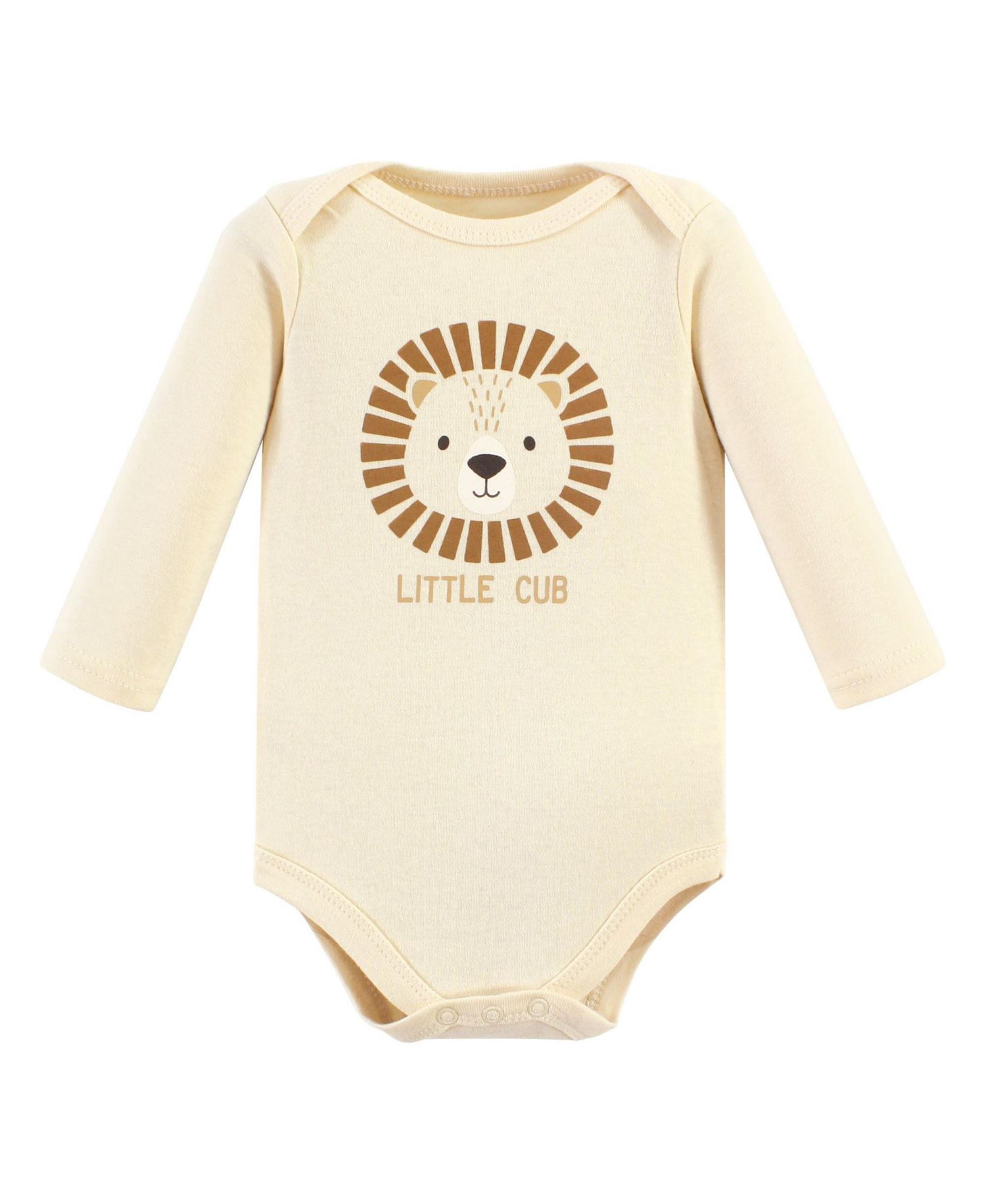 Baby Boys Hudson Unisex Essential Long-Sleeve Cotton Bodysuit Triple Set