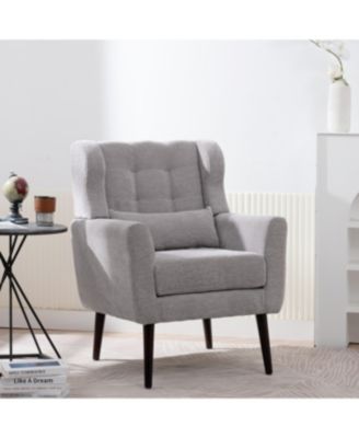  Velvet Accent Chair with Support