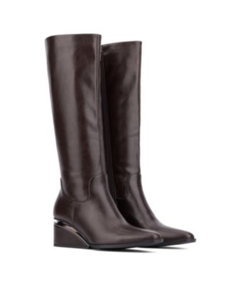 Women's Maegan Wedge Heel Tall Boot