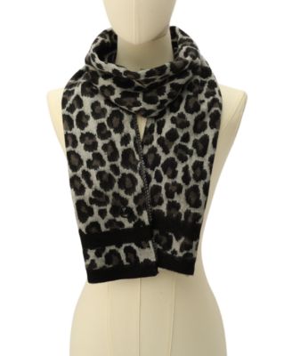 Women's Brushed Three Color Leopard Scarf