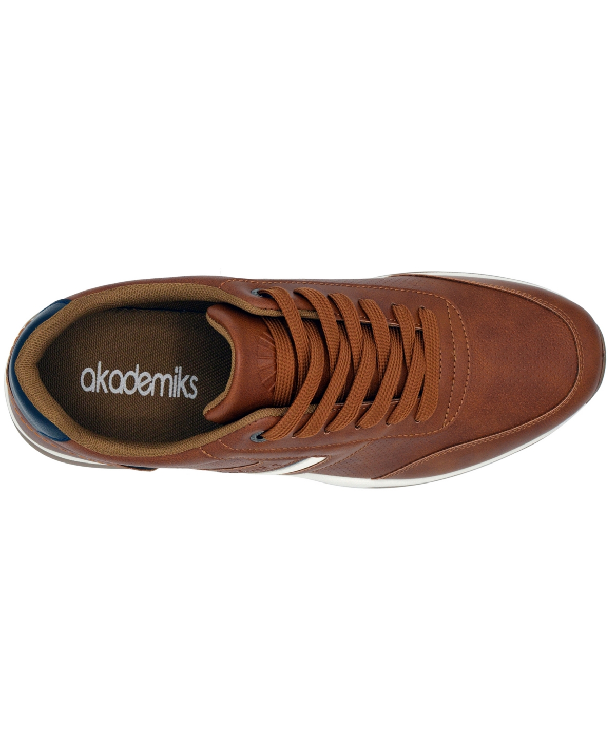 Akademiks Men's Point Court Sneakers In Black