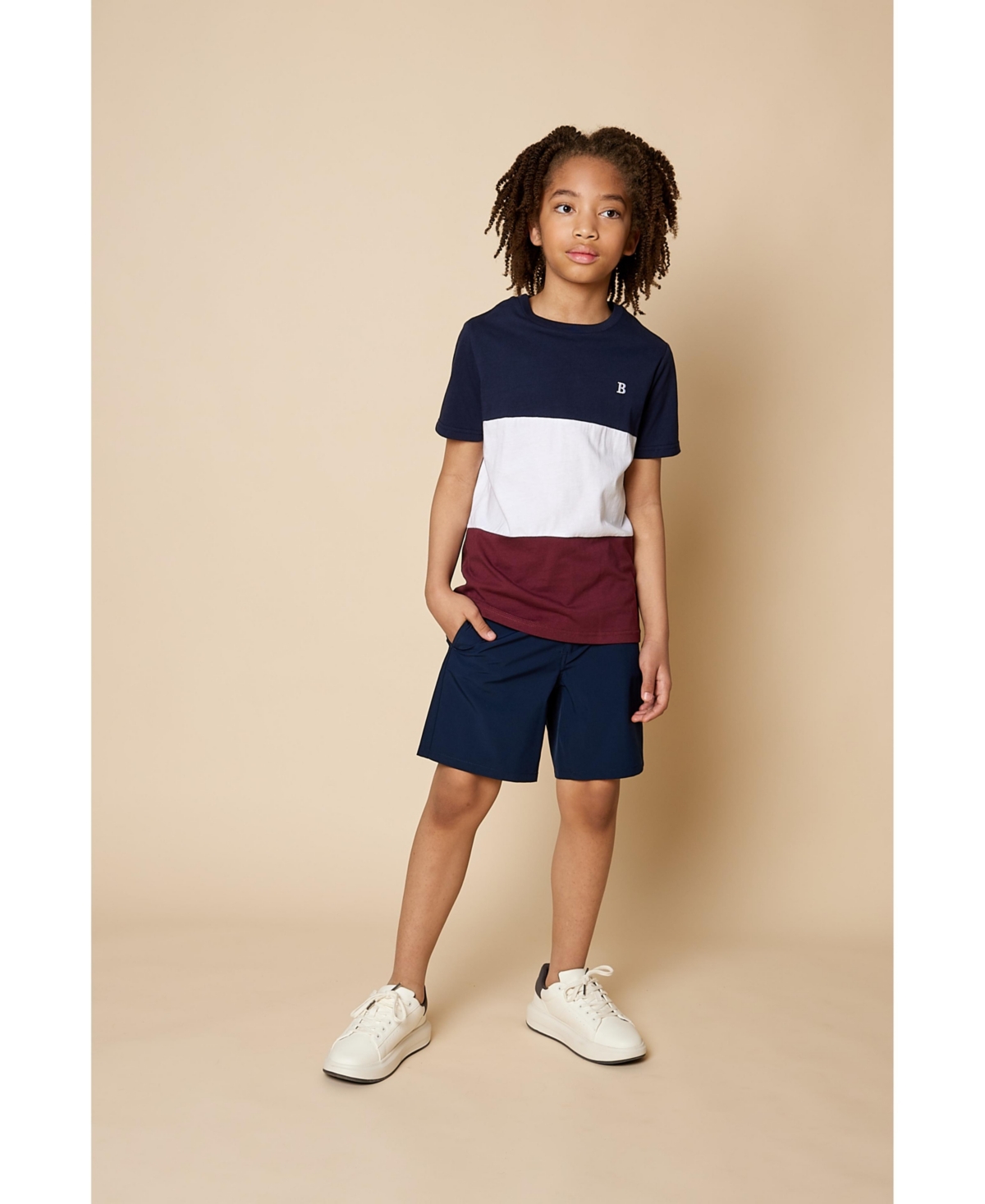 B by Brooks Brothers Big Boys Colorblock T-Shirt
