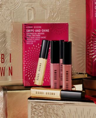 Bobbi Brown 3-Pc. Swipe-And-Shine Crushed Oil-Infused Lip Gloss