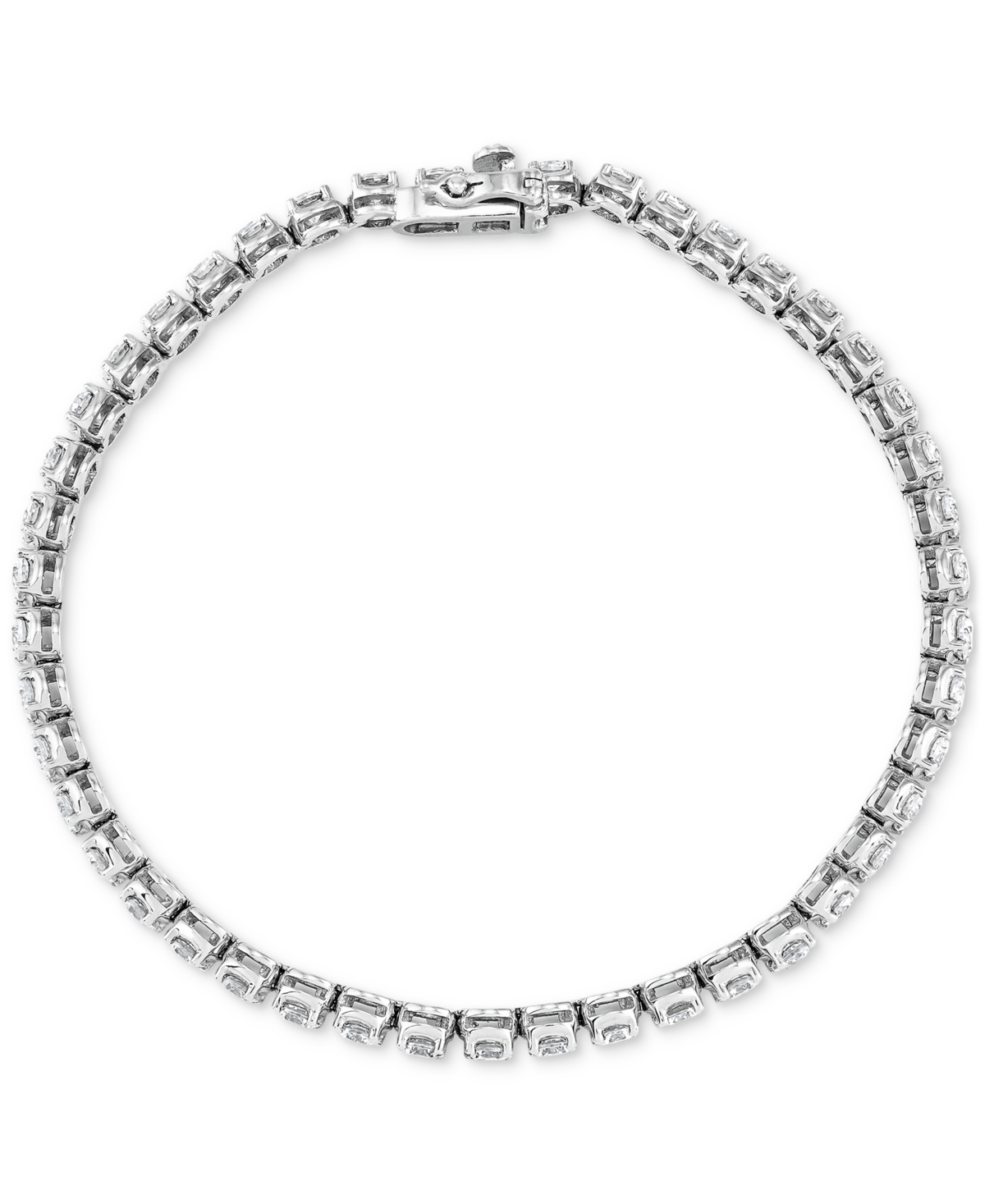 Grown With Love Lab Grown Diamond Tennis Bracelet (5 Ct. T.w.) In 14k White Or Yellow Gold In White Gold