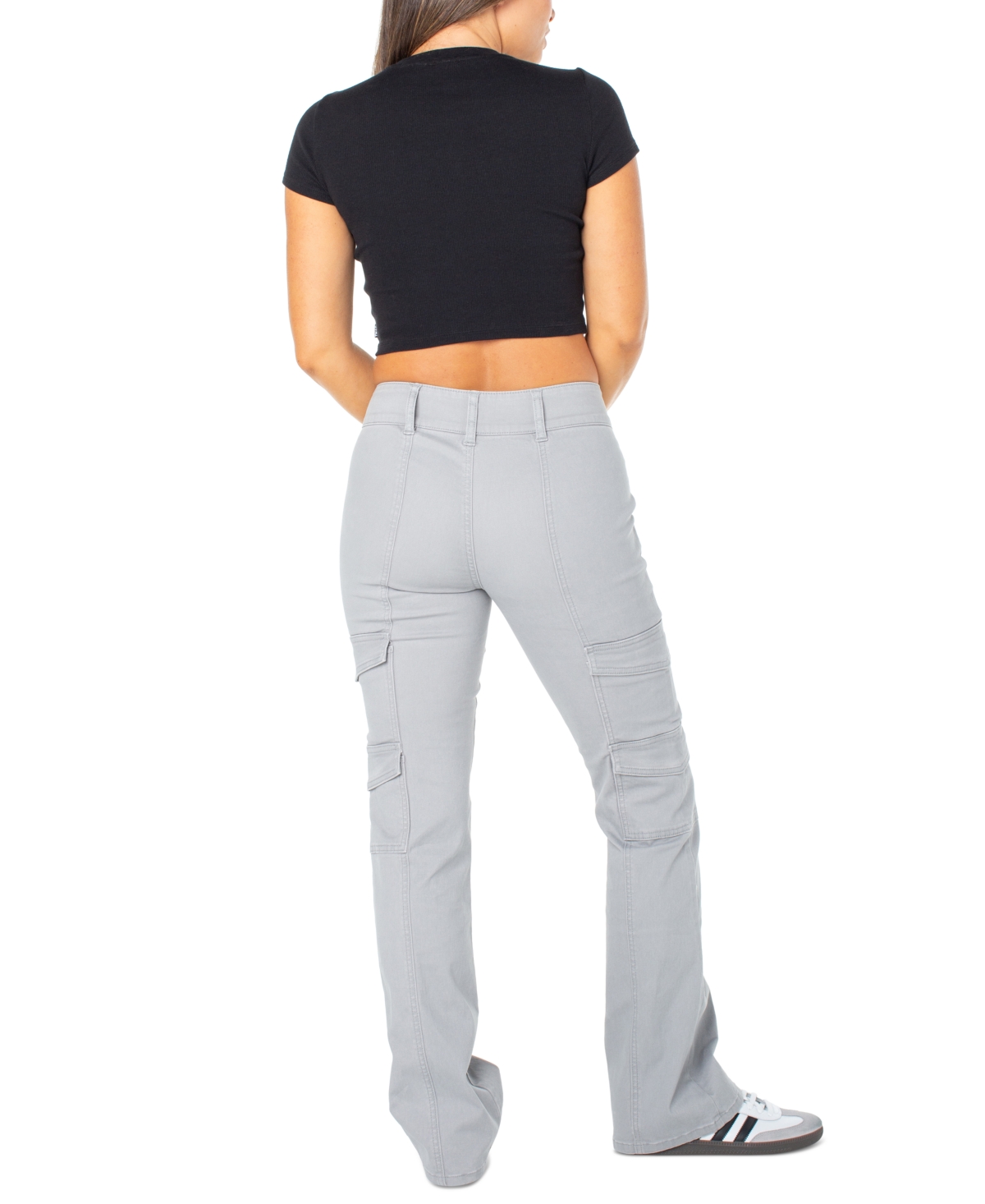 Celebrity Pink Juniors' Low-Rise Bootcut Cargo Pants