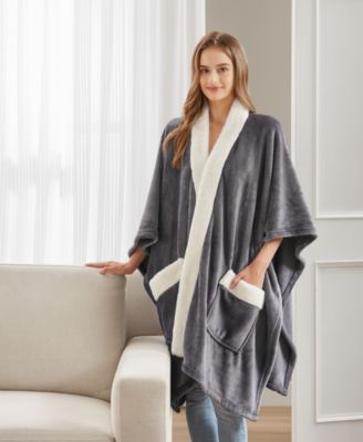 Cozy Plush Printed Wrap, 50" x 70", Exclusively at Macy’s