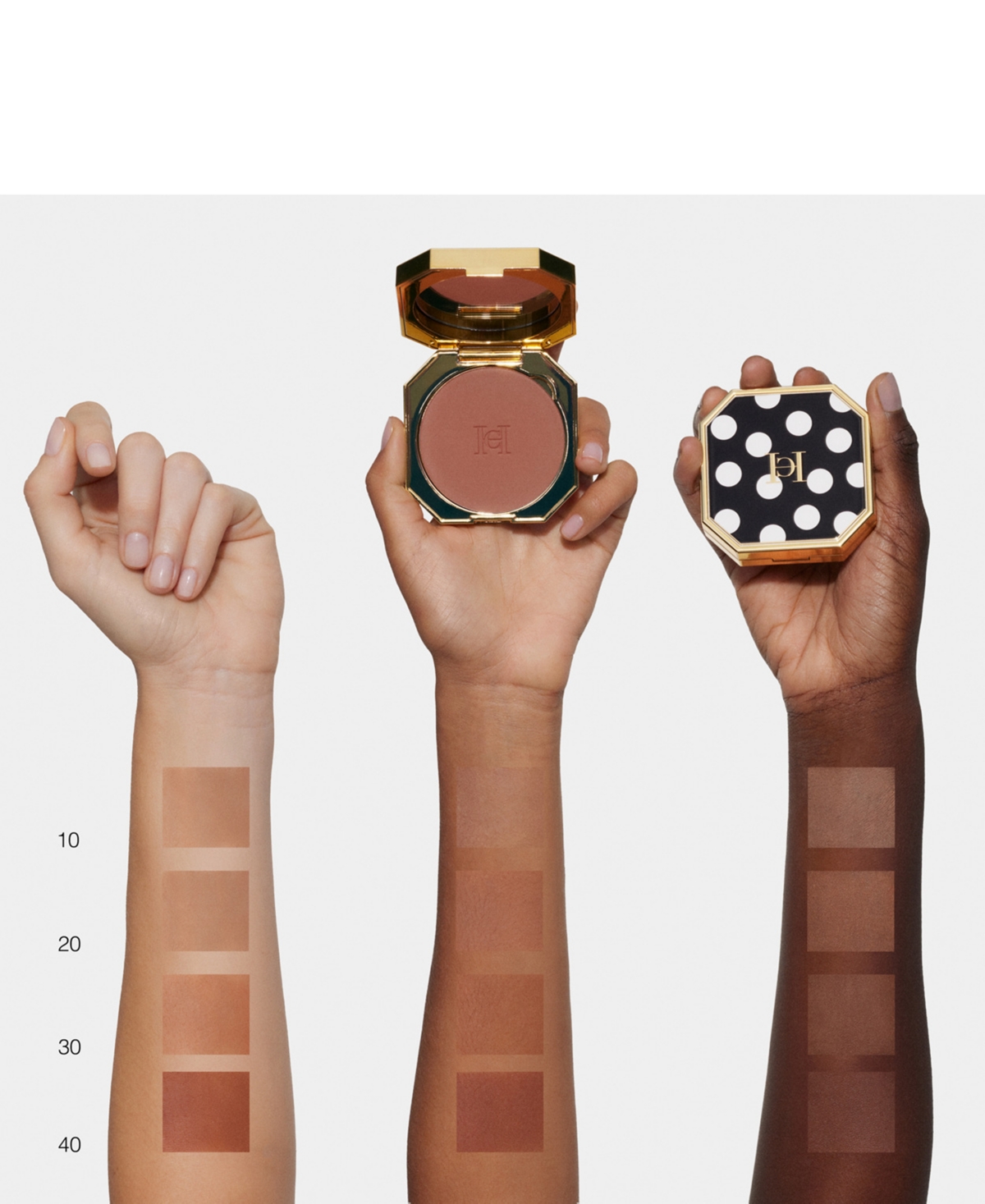 Shop Carolina Herrera Nude Couture Matte Bronzer Refill In 20- Medium