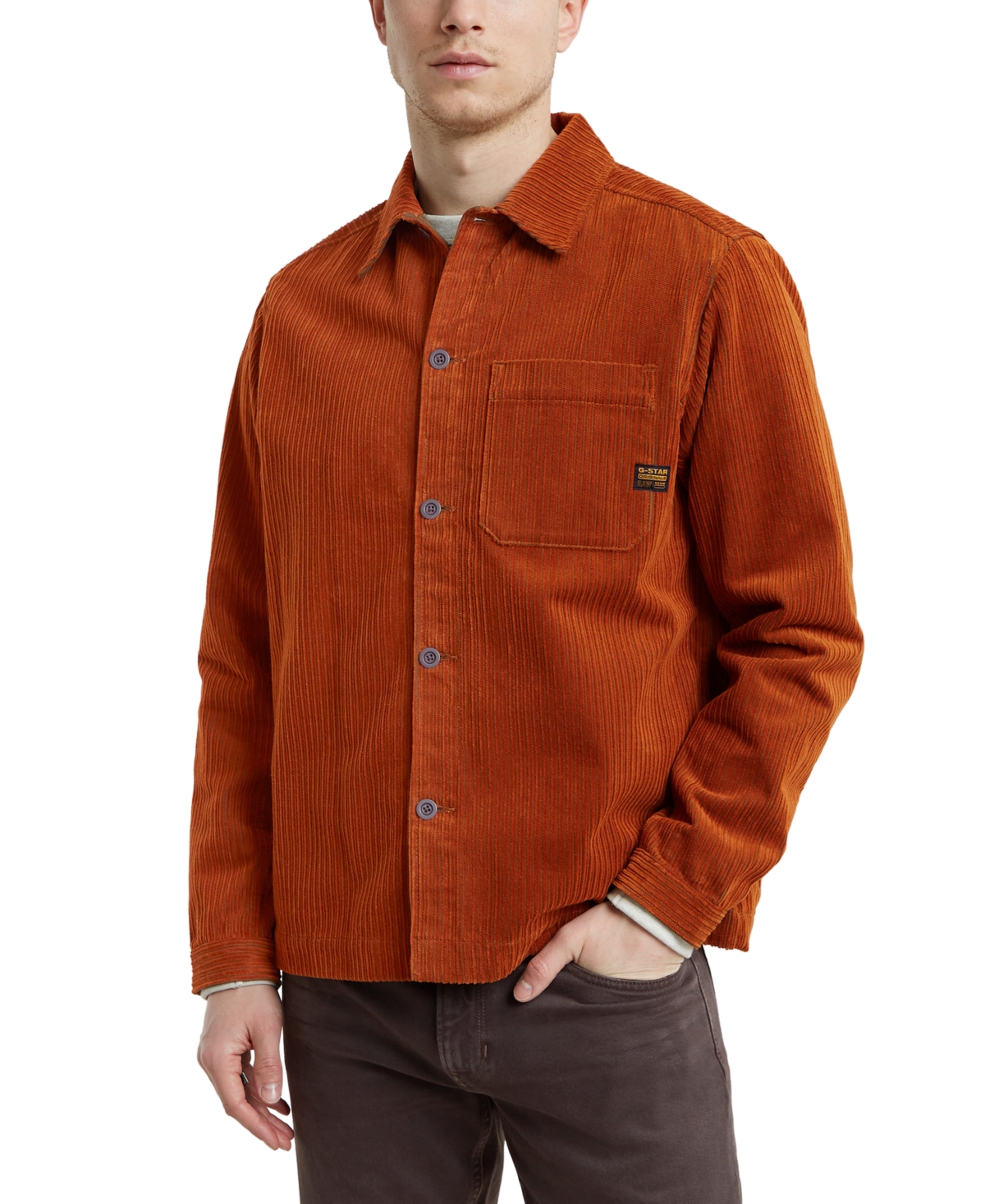 G-STAR RAW MEN'S RELAXED-FIT SHIRT JACKET, CREATED FOR MACY'S 