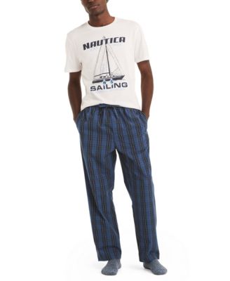 Men's Plaid Plaid Poplin Pajama Pants