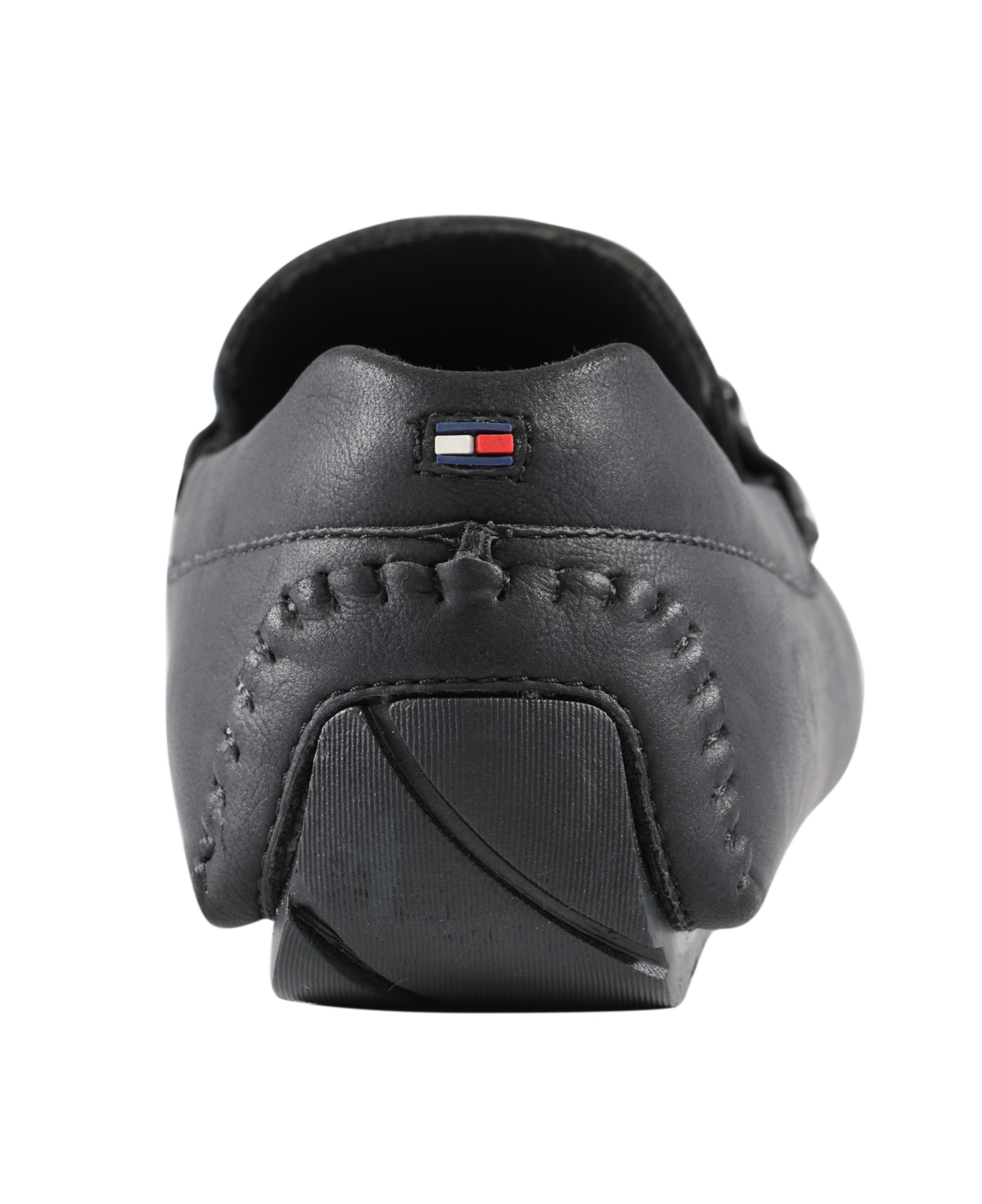 Tommy Hilfiger Men's Aires Slip Ons Driving Loafers In Black