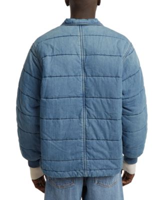 G-Star Raw Men's Padded Zip-Front Denim Bomber Jacket - Macy's