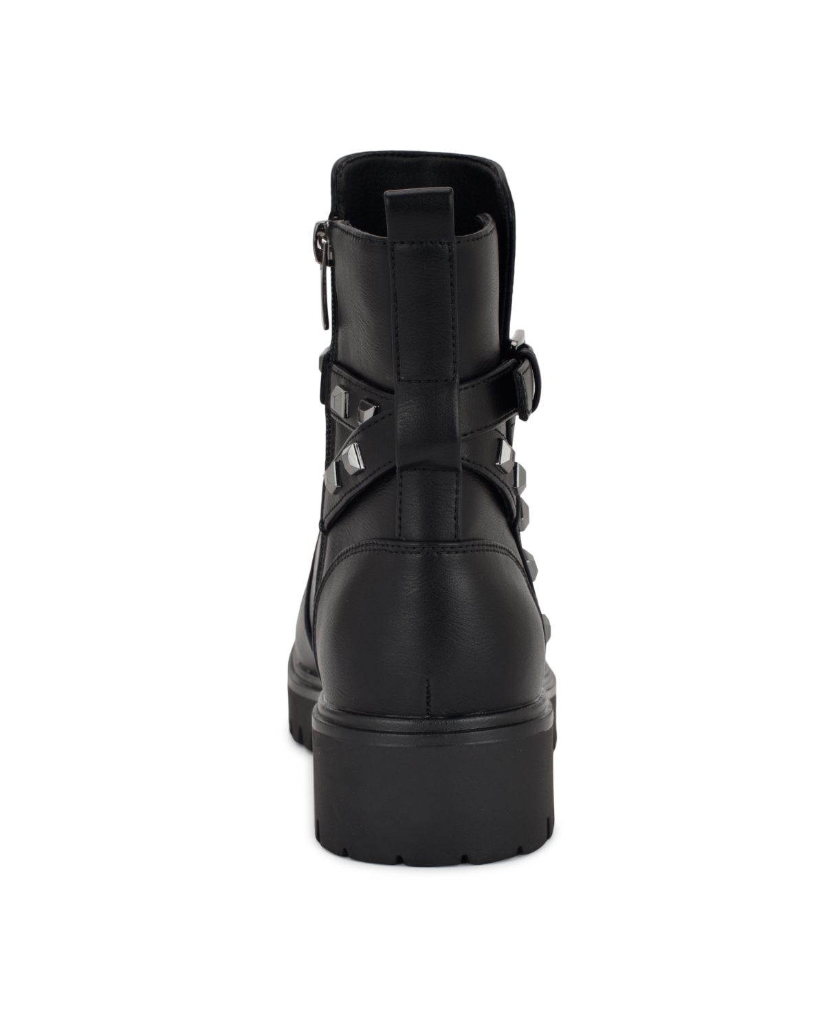 Nine West Women's Klimbe Lug-Sole Round Toe Casual Booties