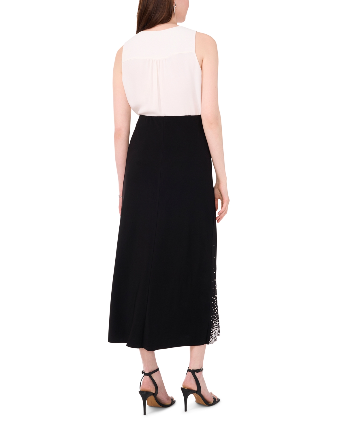 Msk Women's Faraj Embellished Pull-On Maxi Skirt